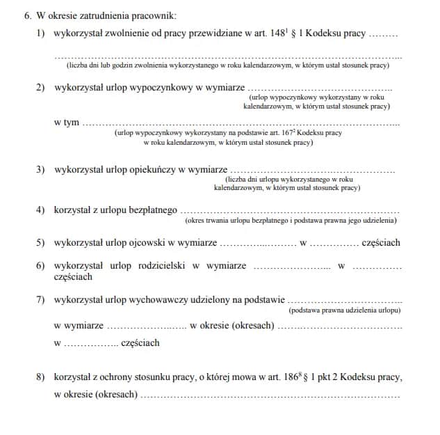 Jak wpisać w świadectwie pracy dodatkowy urlop niepełnosprawnego skutecznie