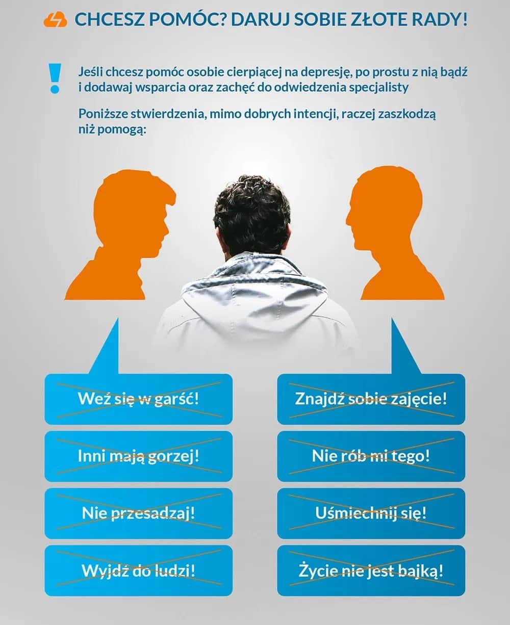 Jak przekonać osobę z depresją do leczenia i pomóc jej w trudnych chwilach