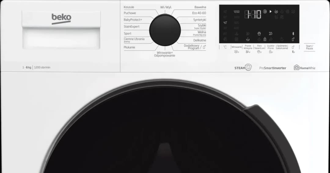Co oznaczają symbole na pralce Beko i jak uniknąć błędów w praniu