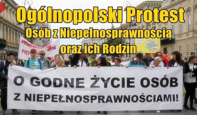 Protest opiekunów osób niepełnosprawnych: Co trzeba wiedzieć o postulatach