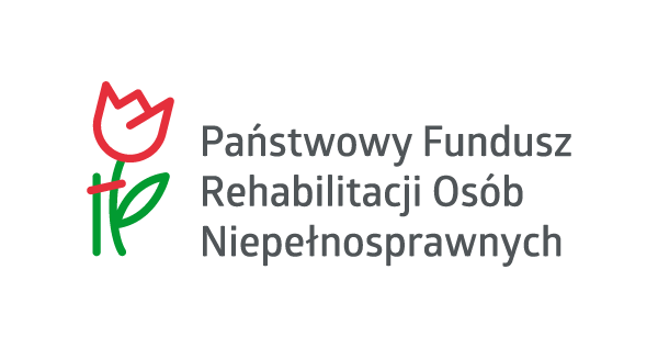Logotyp Państwowego Funduszu osób niepełnosprawnych